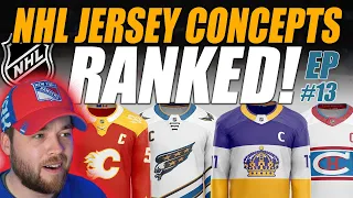 NHL Jersey Concepts Ranked! 62 Total! EP#13