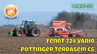 Seeding 2023 | Fendt 724 Vario & Pöttinger Terrasem C6 seed drill