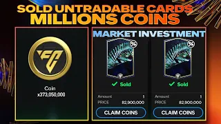 How to get Millions coins from untradable cards in TOTS Event FC Mobile 24!! Market Investment Tips