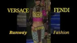 Versace And Fendi Collaboration Runway Designer Fashion Show