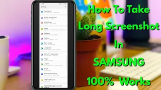 How to take long screenshot in samsung mobile | Scrolling Screenshot | Works For All Samsung Phone