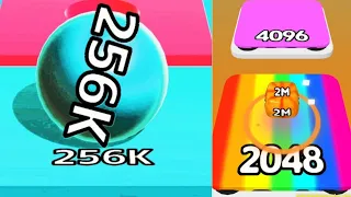 Ball Run Infinity vs REVERSE vs Jelly Runner 3D Number Game - leve 15 [all levels gameplay]