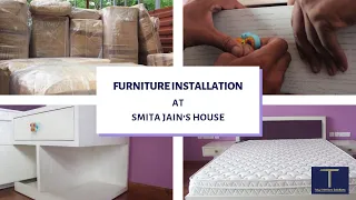 Furniture Installation at Smita Jain's House - Total Interiors Solutions