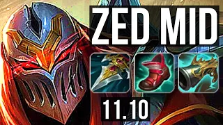 ZED vs ANNIE (MID) | 2000+ games, 7 solo kills, 10/1/1, 1.8M mastery, Legendary | BR Master | v11.10