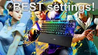 The BEST keyboard settings for Street Fighter 6!