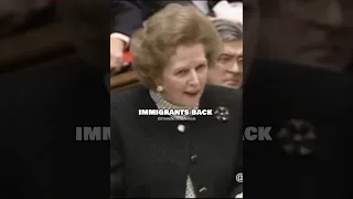 Margaret Thatcher on illegal immigrants