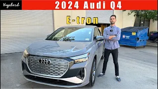 Improved 2024 Audi Q4 Sportback e-tron Quattro S-line