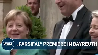 BAYREUTHER WAGNER-FESTSPIELE ERÖFFNET: Opernzauber unter Gewitter! Angela Merkel als Ehrengast