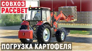 Farming Simulator 19 - Погрузка и продажа картофеля Продаю лимоны - Фермер в совхозе РАССВЕТ # 62