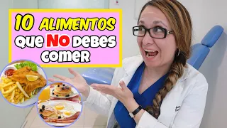 ¡10 alimentos que NO DEBES COMER! 🌭🍟 /Dra. Melissa Tejeida