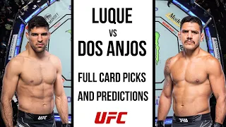 UFC Vegas 78 | Vicente Luque vs Rafael Dos Anjos | Full Card Breakdown, Picks, and Betting Tips