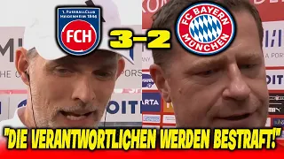 Thomas Tuchel und Max Eberl im Interview nach dem Spiel FC Heidenheim 3-2 Bayern München!