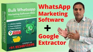 WhatsApp Marketing Software 2021 + Google Extractor Combo