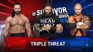 WWE 2K22 - Roman Reigns vs Drew McIntyre vs Karrion Kross | Undisputed WWE Universal Championship