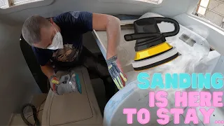 Did you miss the Sanding party?| DIY Catamaran interior work in progress - S02 E21