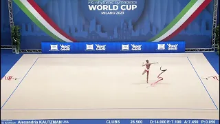 Ekaterina Vedeneeva (SLO) Qualificazioni Nastro Milano FIG World Cup 2023