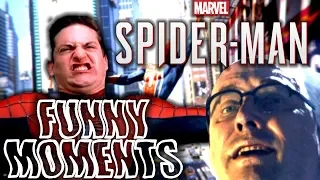 TwistedHD Spiderman PS4 Funny Moments #4! - Tobey Maguire MEME face