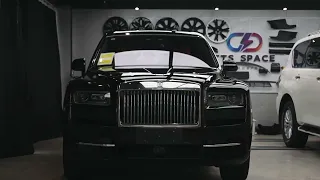 Isffilm Rolls-Royce Cullinan King Armor 14 mil paint protection film.