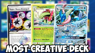 This Is One Of The Most Creative Decks Ever! Meganium/Greninja Deck! PTCGO