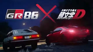 Initial D | Keiichi Tsuchiya vs Takumi Fujiwara | GR86 VS AE86