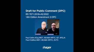 📑Draft for Public Comment (DPC) coming for Amendment 3 to the Wiring Regulations!