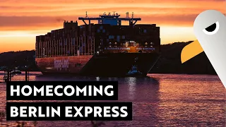 Homecoming of the Queen 🚢 Größtes deutsches Containerschiff BERLIN EXPRESS kommt nach Hamburg