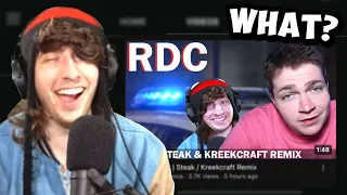 KreekCraft Reacts to RDC Song (Steak & KreekCraft Remix)