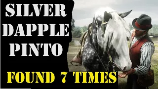 Silver Dapple Pinto found 7 times. *This is now Patched* Red Dead Redemption 2