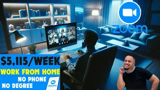 ZOOM WANTS TO PAY YOU $5,115/WEEK | WORK FROM HOME | REMOTE WORK FROM HOME JOBS | ONLINE JOBS