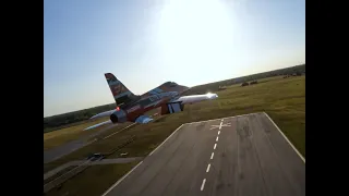 RC Turbine Jets chased by FPV drone