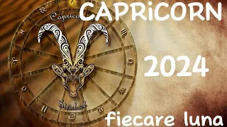 ♑️ CAPRICORN 2024 🍀 FIECARE LUNA 💫TRANSFORMARE, VINDECARE, NOI INCEPUTURI