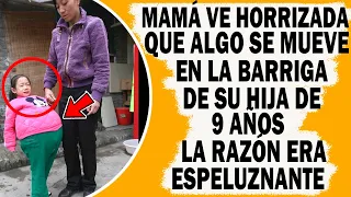 Mamá Ve Horrorizada Que Hija De 9 Años Tiene Algo Moviéndose En Su Barriga. La Razón Es Espeluznante