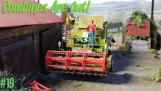 The Combines Are Out! - The Big 1/32 Model Farm Diorama Day 19!