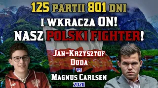 125 partii, 801 dni - TAK się TWORZY SZACHOWA HISTORIA! | Jan Krzysztof Duda vs Magnus Carlsen, 2020