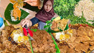 6 PETI TELOR & 2 KARUNG BERAS LUDES!! MBAK CANTIK JUALAN NASI PECEL PINCUK BARU BUKA LANGSUNG ANTRI