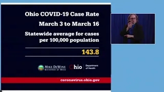 Gov. Mike DeWine announces that Ohio is trending toward goal to drop all COVID-19 health orders