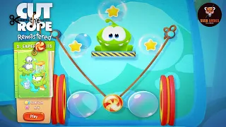 Cut the Rope Remastered: Level 2-4 Yellow+Blue+Pink Stars Gameplay #Shorts