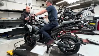 BMW 1300 GS first run of  Engine sound , the rattle has gone