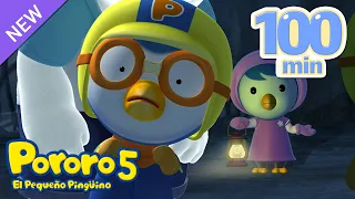 [100min] Pororo La Serie 5 | La mochila multiusos de Eddy | S5 EP1~10 | Pororo en Español