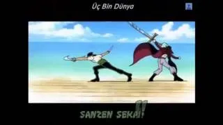 Mihawk vs Roronoa Zoro , Türkçe Subtitles !