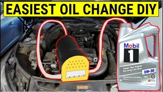 How To Do The EASIEST Oil Change ($20 Extractor Pump demo on Mercedes C250)