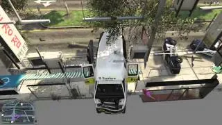 Grand Theft Auto V - Bus Glitched