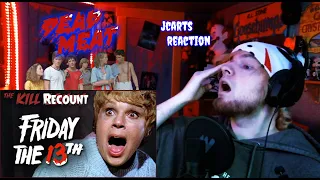 DEAD MEAT: NEW Friday The 13th (1980) KILL COUNT RECOUNT JCARTS Reaction "wow!!"