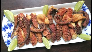How to make  FRIED  OCTOPUS