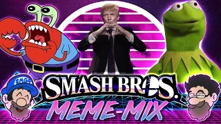 STUPIDEST CHARACTERS EVER || SMASH 4 HACK MEME-MIX || HOBO BROS