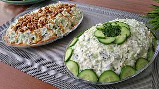 Əsl Yaz Yay Salati ☑️  Mövsümündə tez tez Hazirladigim Dadli Salat resepti.