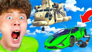 Big Brother STOLE My SUPERCAR With CARGOBOB In GTA 5 RP..