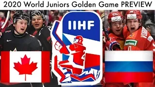 Canada vs Russia WJC Gold Medal Game Predictions & Preview! (2020 IIHF Alexis Lafreniere Draft Talk)