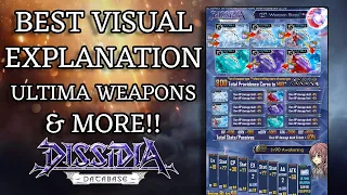 BEST VISUAL EXPLANATION ULTIMA WEAPONS MISSIONS, CRAFTING, FARMING, CRYSTAL LVL 90 & MORE![DFFOO JP]