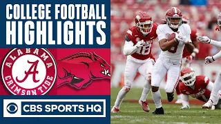 #1 Alabama vs Arkansas Highlights: Smith's TD return sparks Tide's win over Arkansas | CBS Sports HQ